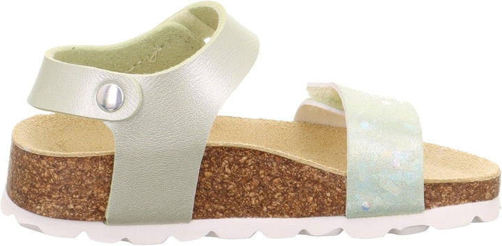 Superfit Mädchen FUSSBETTPANTOFFEL Pantoffeln 25 EU Grün 7500, 25 EU Grün 7500