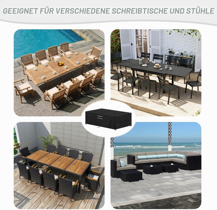Abdeckung Gartenmöbel Wasserdicht Abdeckplane Gartenmöbel | Tischabdeckung Outdoor Wetterfest Lounge
