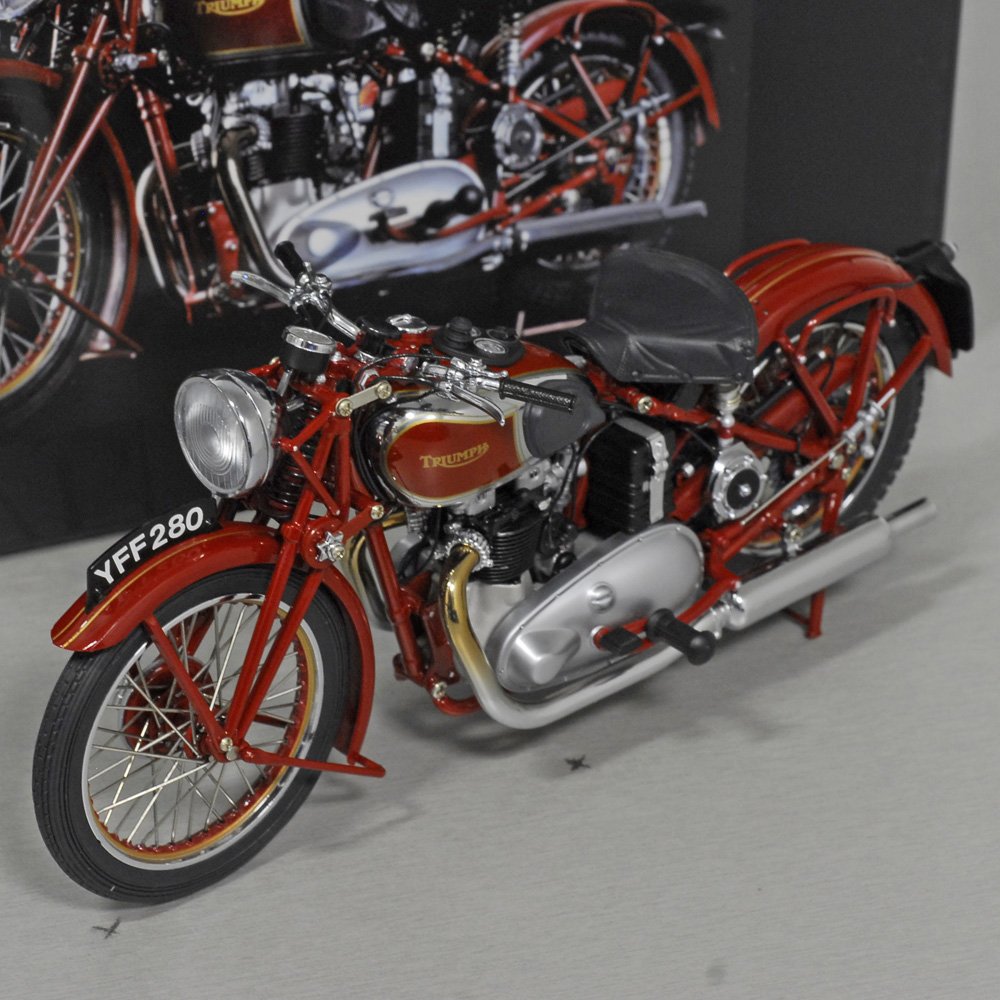 Triumph Speed Twin 1939 rot Minichamps 1:12