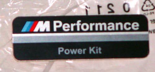 BMW Original M Performance Alu-Plakette Aufkleber PowerKit 2er F22