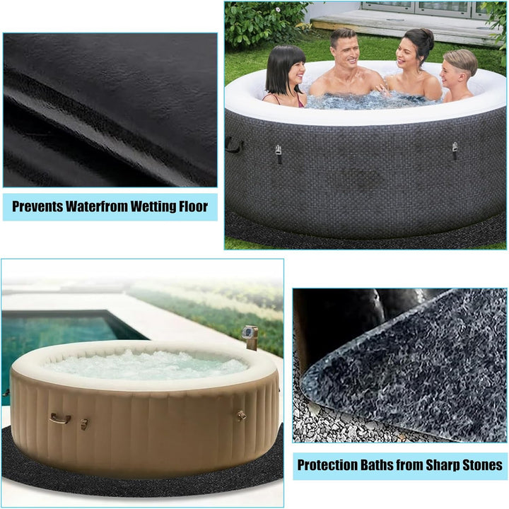 Hot Tub Matte für oberirdischen Pool, Unter Pool Matten, Swingming Pool Unterlage, Aufblasbare Spa P
