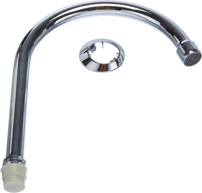 GROHE Costa Küchenarmaturen - Spültisch-Einlochbatterie (DN 15, Metallgriffe) chrom, 31831001 Hochdr