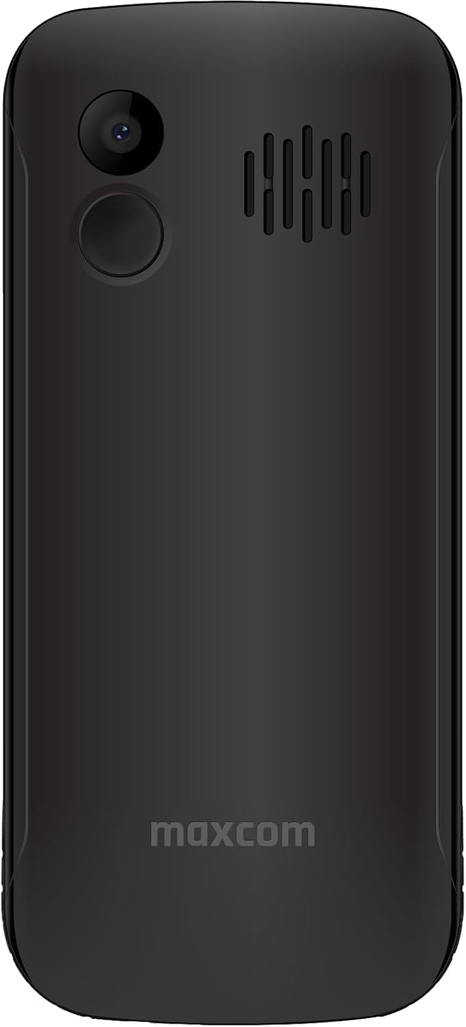 Maxcom MM443 Mobiltelefon für ältere Menschen, 4G, mit grossen Tasten und SOS-Taste, Ladestation, Du