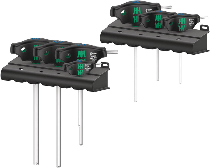 Wera 05023450001 454/7 HF Set 1, Quergriff-Schraubendrehersatz, Hex-Plus mit Haltefunktion, 7-teilig