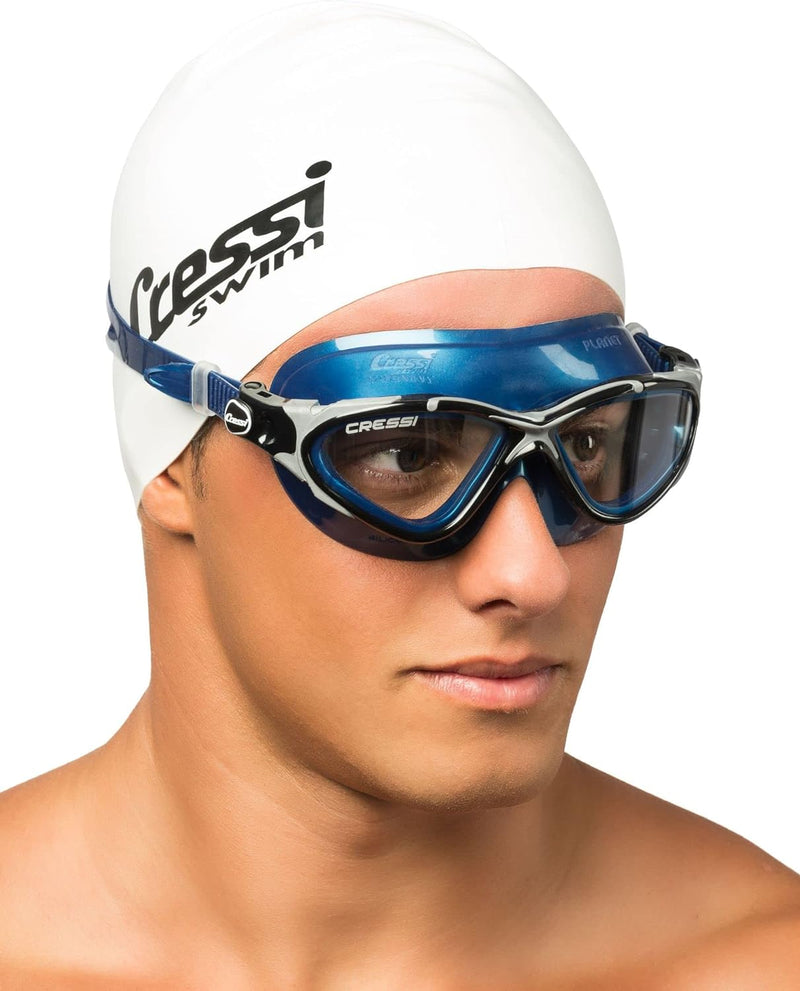 Cressi Planet Goggles - Premium Schwimmbrille für Schwimmen, Pool, Triathlon und alle Wassersportart