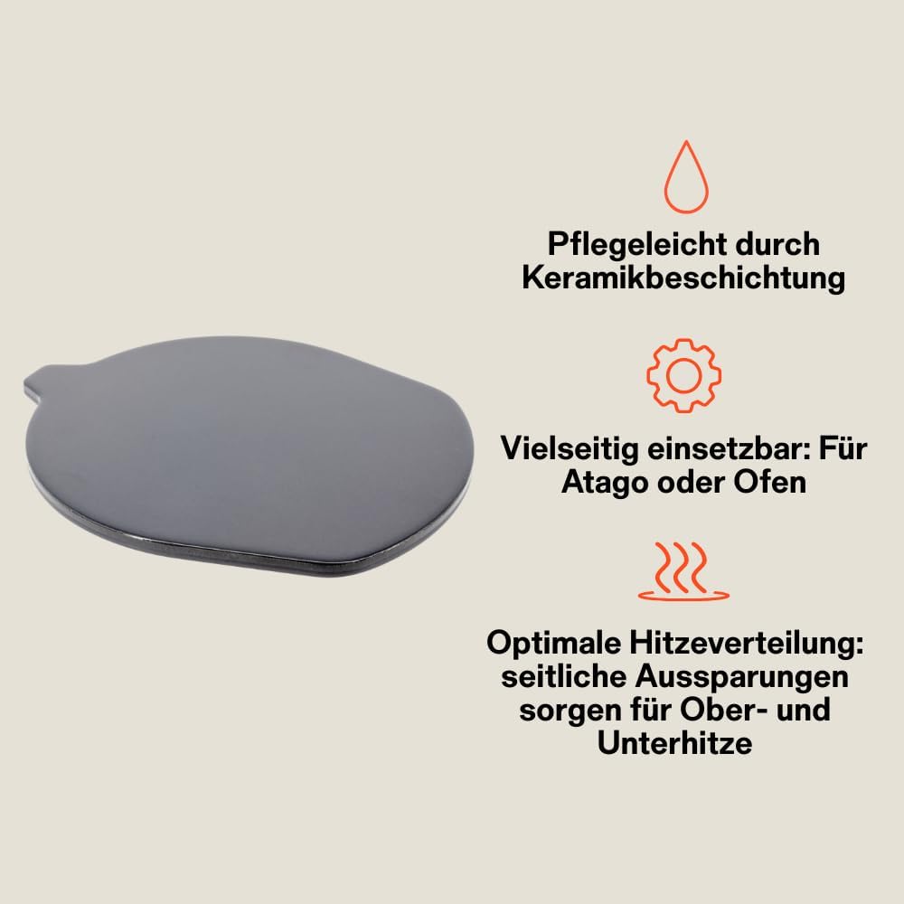 Petromax Atago Grill Set - 4-in-1 Funktion: Grill, Ofen, Herd & Feuerschale | Inkl. Edelstahl-Haube