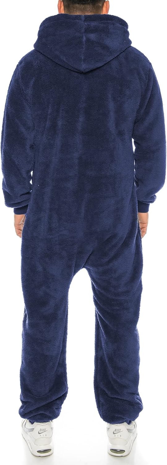 Crazy Age Teddyfleece Teddyfell Jumpsuit flauschig und kuschelig weich warm Einteiler Ganzkörperanzu