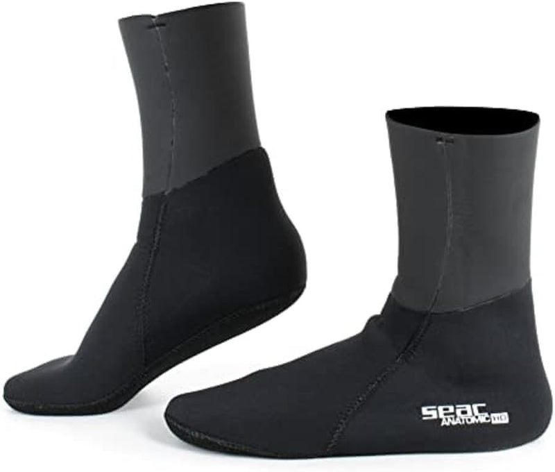 Seac Anatomic, Neoprensocken, Thermosocke für Apnoe und Tauchen mit Tauchflossen M 5 mm, M 5 mm