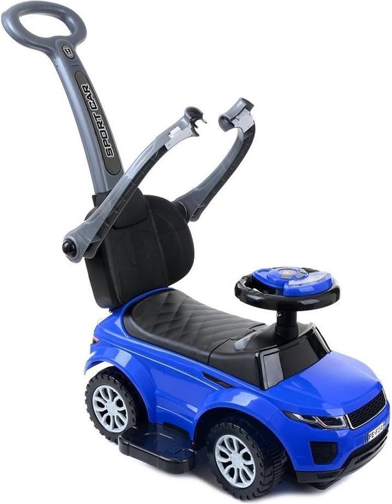 Billy Rutschauto mit Schiebestange Mora, Blau, Blau