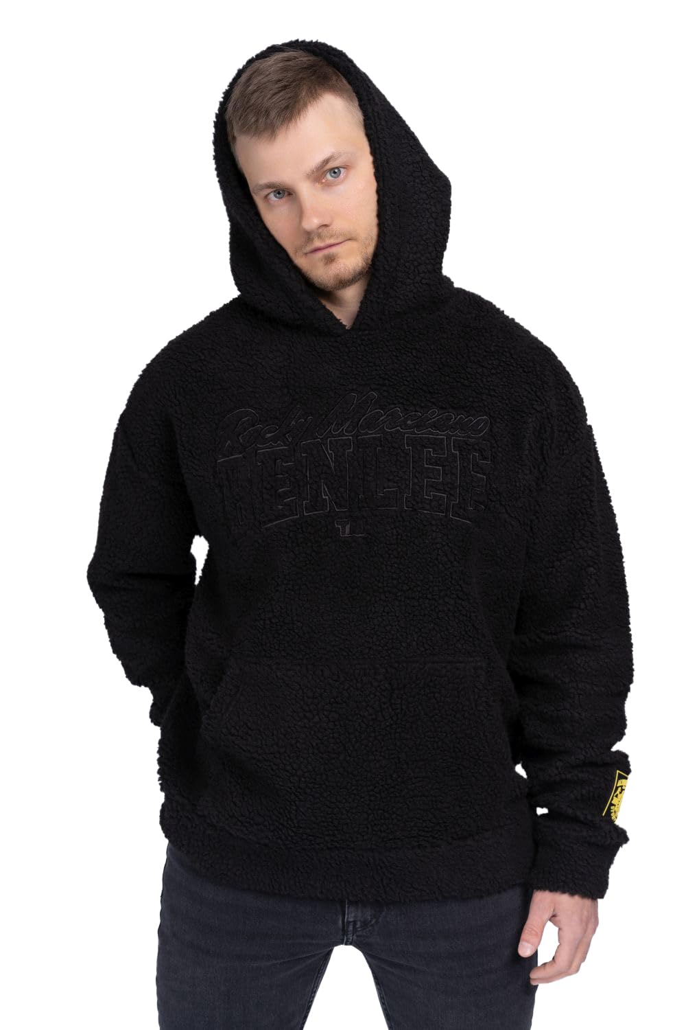 BENLEE Herren Kapuzensweatshirt Oversize Bonzo XL Black/Black, XL Black/Black
