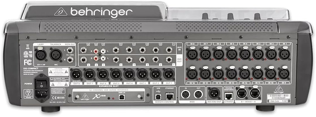 Decksaver DSP-PC-X32COMPACT Pro Behringer Staubschutz Koffer