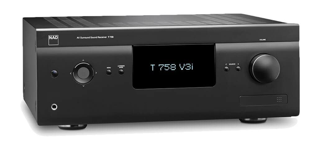 NAD T758 V3i - A/V-Receiver - 4K Ultra HD Video-, Dolby Atmos- und DTS-X, Apple Airplay 2, BluOS, je