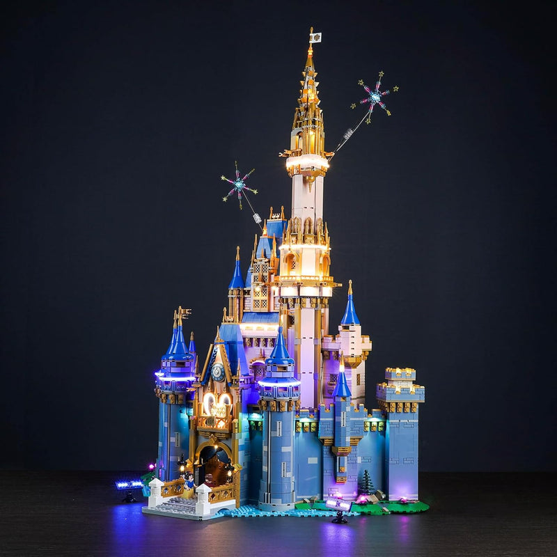 Led Licht Set für Lego 43222 New Disney Castle (Kein Lego), Dekorationsbeleuchtungsset für Lego Clas