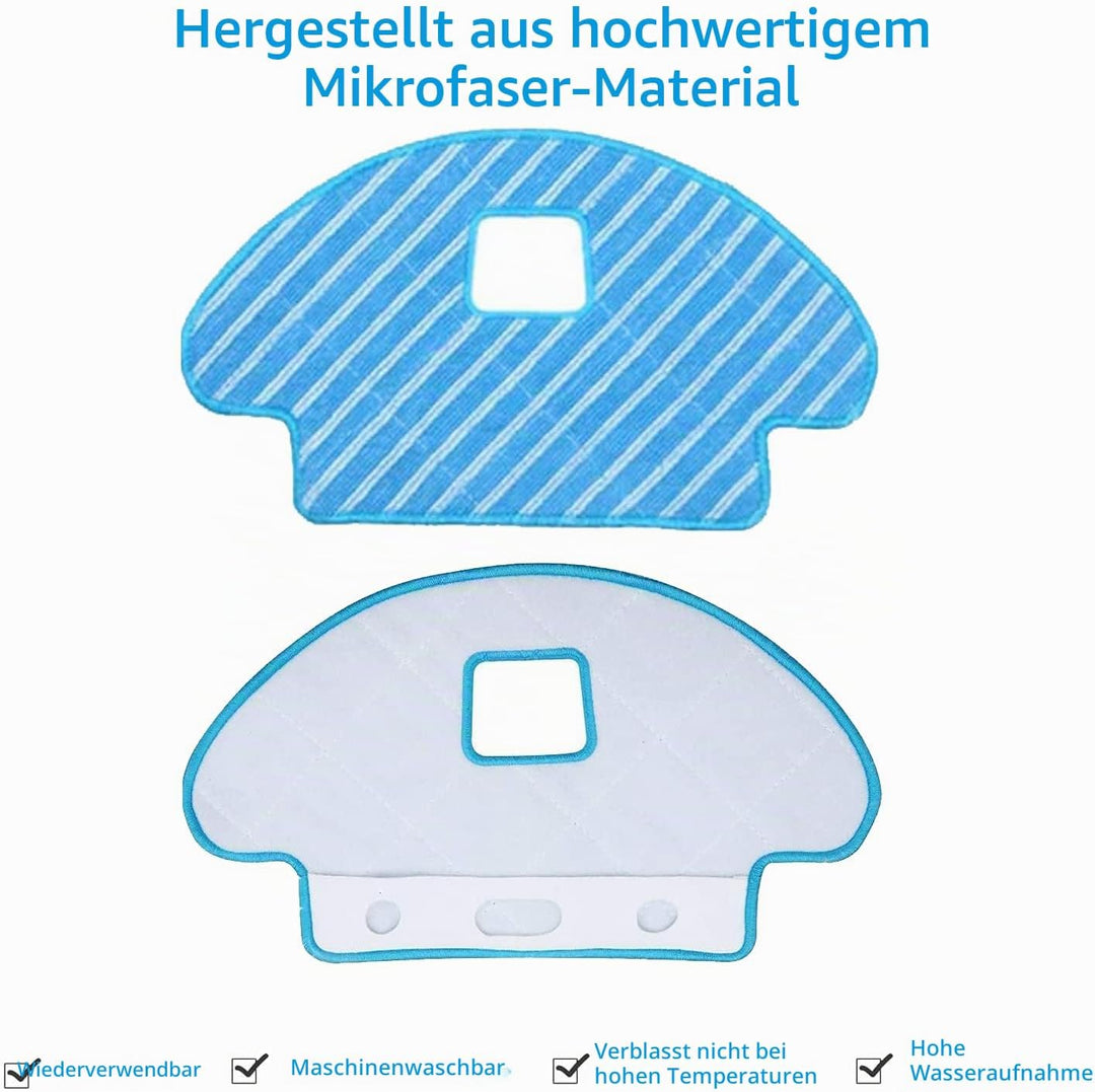 HALIEVE Filter Bürste Wischtuch Ersatzteile Zubehör Set für Ecovacs DG3G-KTA DEEBOT OZMO 930 Staubsa