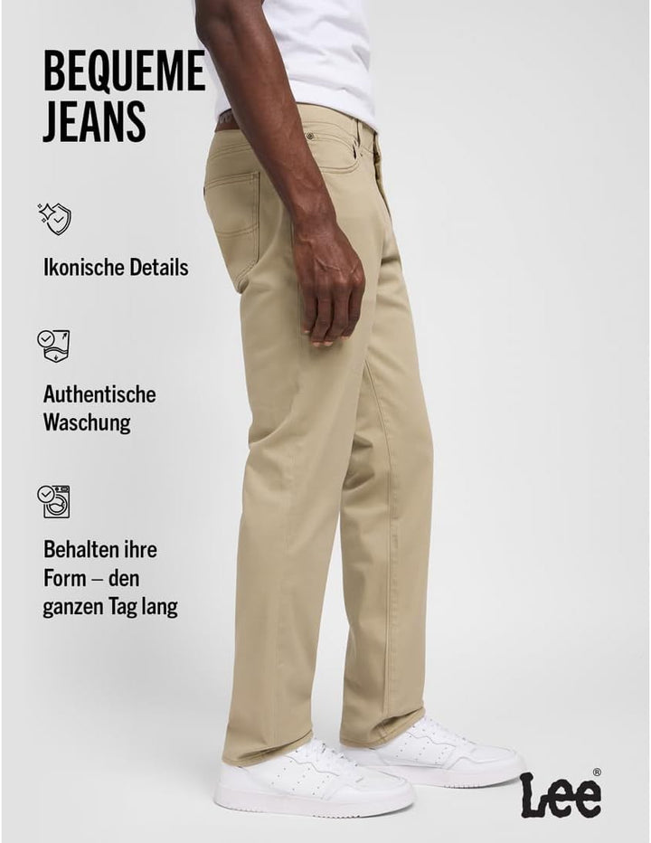 Lee Herren Straight Fit MVP Jeans 30W / 32L Kc Khaki, 30W / 32L Kc Khaki