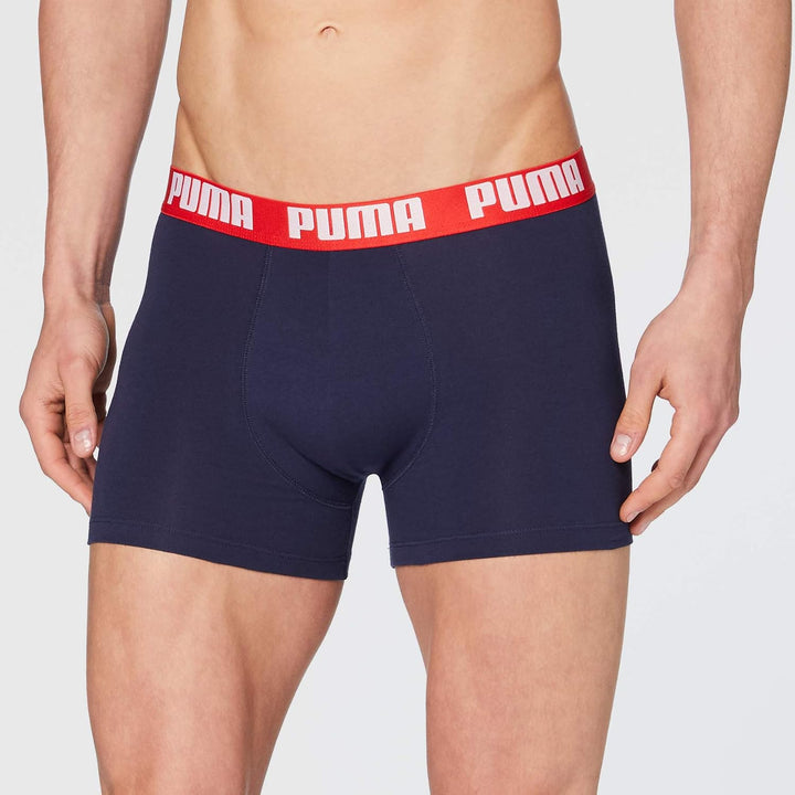 Puma Herren Boxer Unterwäsche (5er Pack) M Blue / Grey, M Blue / Grey