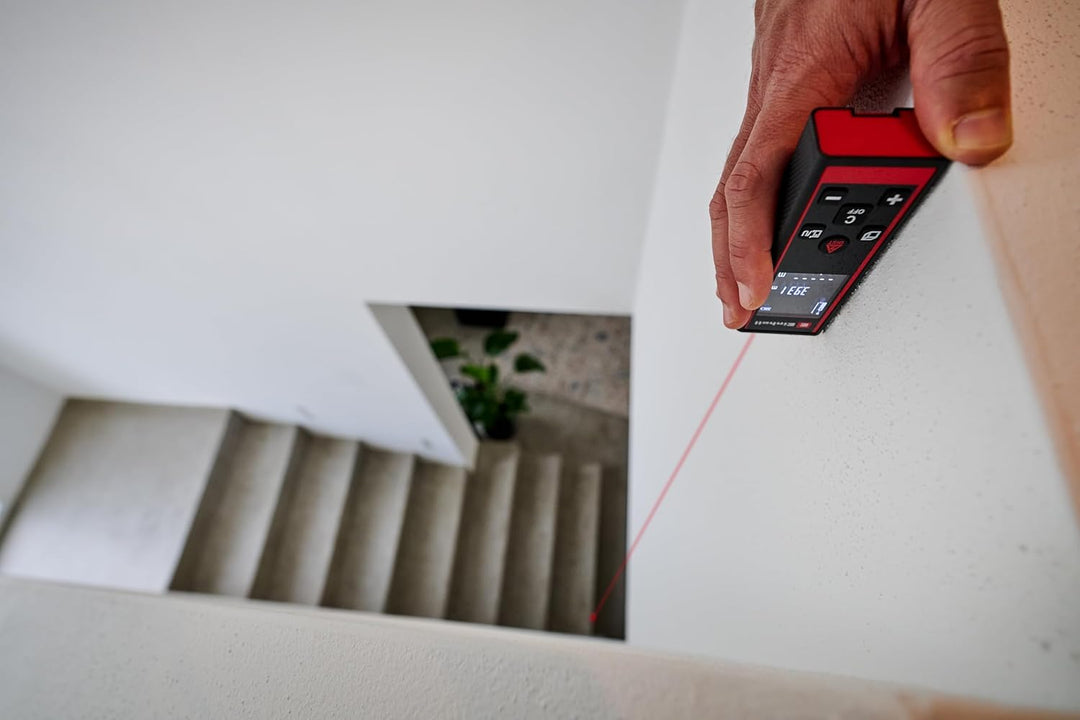 Einhell Laser Entfernungsmesser TC-LD 60 R (60 m max. Messbereich, Messmodi Distanz, Fläche, Volumen
