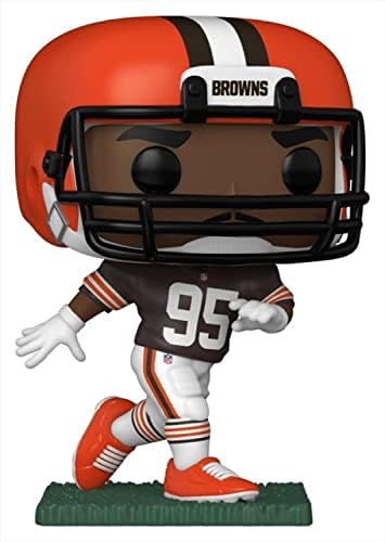 Funko Pop! NFL: Browns - Myles Garrett - (Home Uniform) - Vinyl-Sammelfigur - Geschenkidee - Offizie