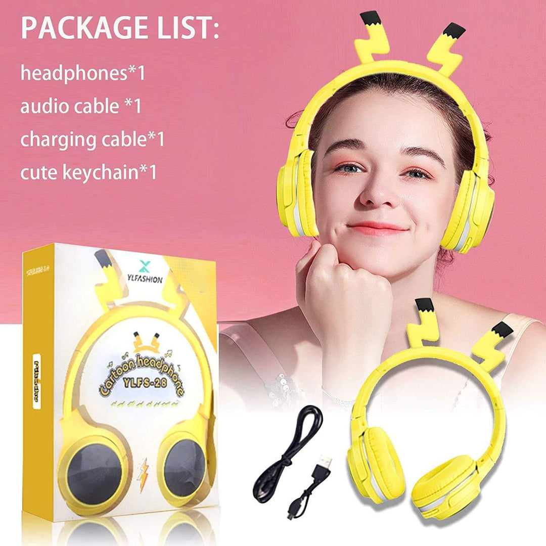 SVYHUOK Bluetooth Kabellos Kopfhörer Kinder für Jungen, Mädchen, Over Ear Kinderkopfhörer mit Gebaut