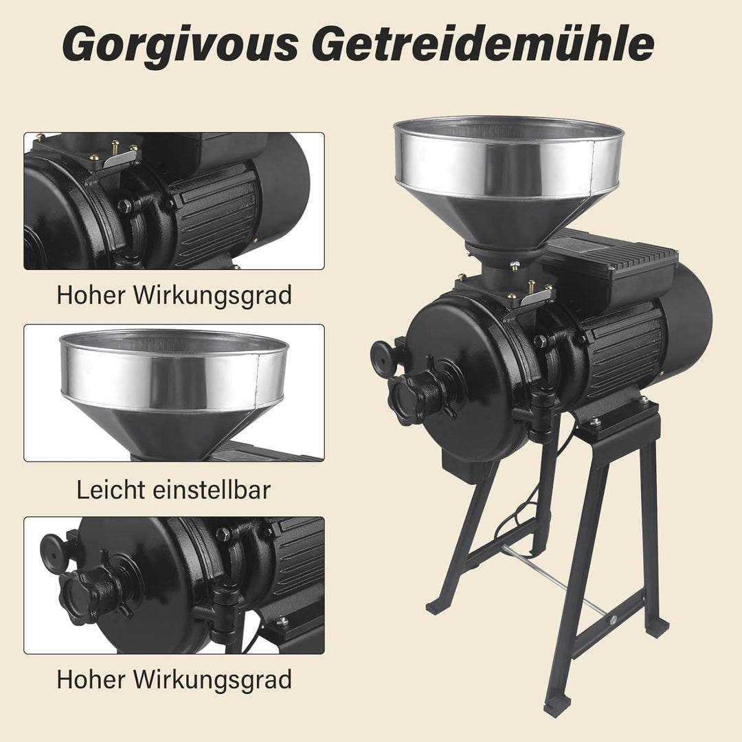 2200W 220V Getreidemühle, Elektrische Getreidemühle, Getreidemühle Elektrisch, Getreidemühle Mühle N