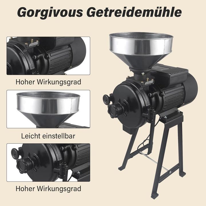 2200W 220V Getreidemühle, Elektrische Getreidemühle, Getreidemühle Elektrisch, Getreidemühle Mühle N