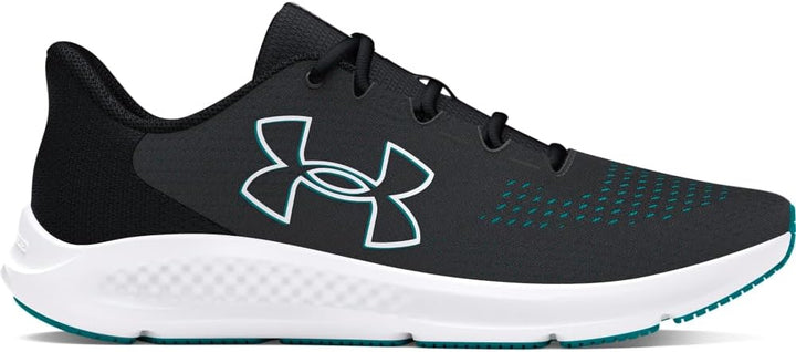 Under Armour Charged Pursuit 3 Big Logo Running Shoes Mens 42 EU Grau Anthracite Black White, 42 EU