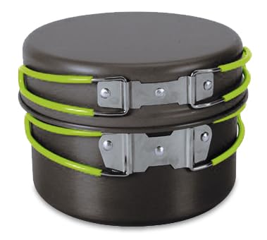 Pinguin Camping Geschirr Set 11 teilig Quadri ALU