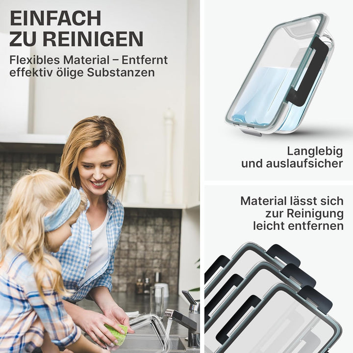 Lemontree Glasbehälter für Airfryer – Airfryer Zubehör BPA-frei, spülmaschinenfest & hitzebeständig