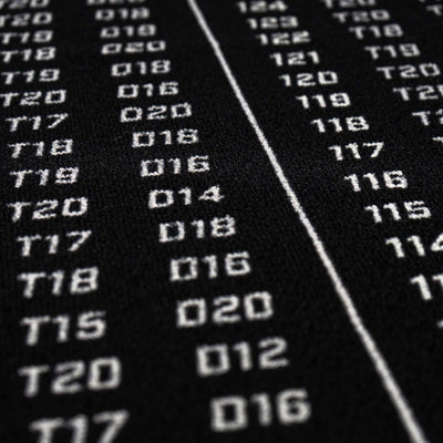 KOTO - Oche Carpet Checkout 285 x 80 cm Dartmatte, Professionelle Dartmatte zum Schutz des Bodens un
