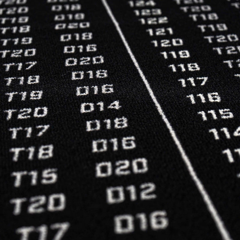 KOTO - Oche Carpet Checkout 285 x 80 cm Dartmatte, Professionelle Dartmatte zum Schutz des Bodens un
