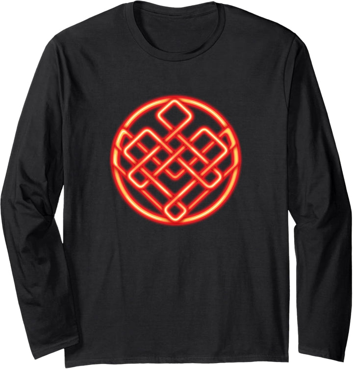 Marvel Shang-Chi Neon Symbol Langarmshirt