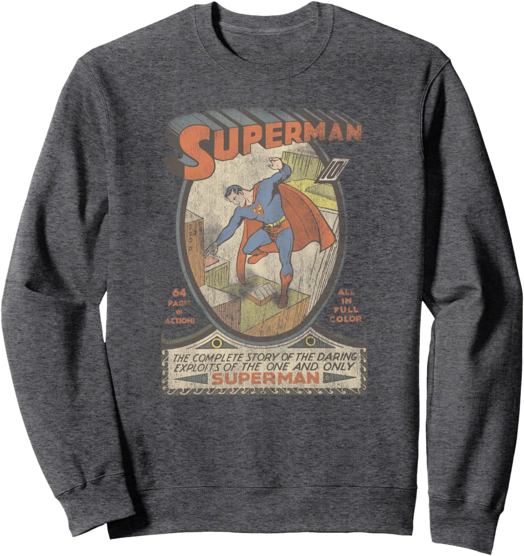 Superman #1 Cover Distressed Sweatshirt