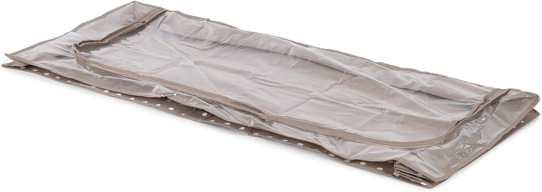 Compactor RAN9816 3er Set extra Flache Unterbettkommode, staubdicht, Beige/Weiss, Polypropylen und E