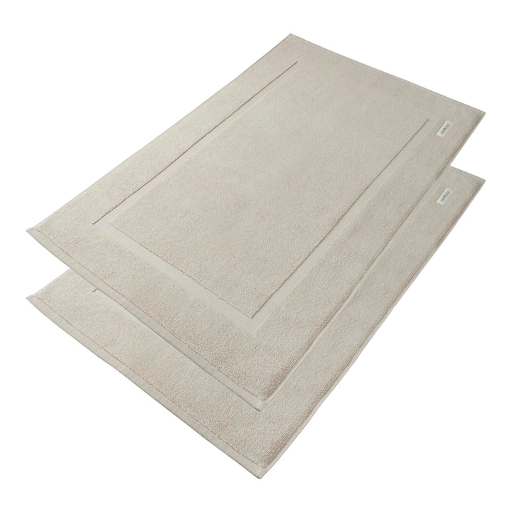PandaHome Badvorleger Set aus Baumwolle - 2 Stück Badematte - 100% Baumwolle, Duschvorleger Duschmat