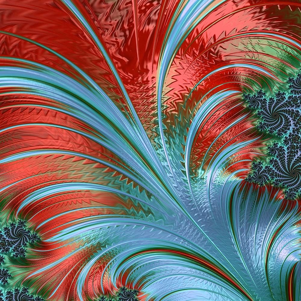 Feeby Bilder Mandala 200x100 cm Leinwandbild 5 Teilig XXL Kunstdruck - Bild modern zen Leinwandbild