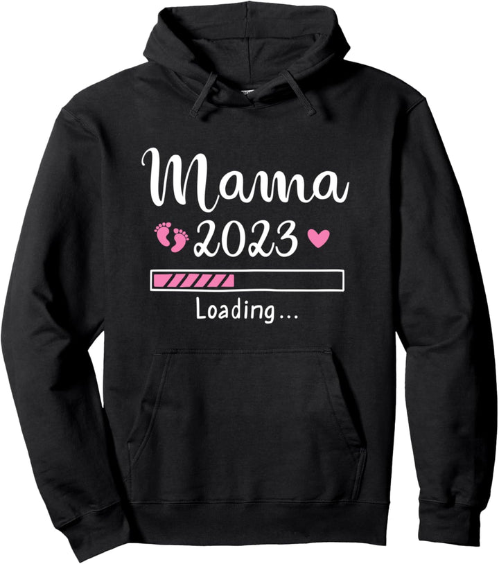 Werdende Mama Mutter 2023 lädt Schwangerschaft ankündigen Pullover Hoodie