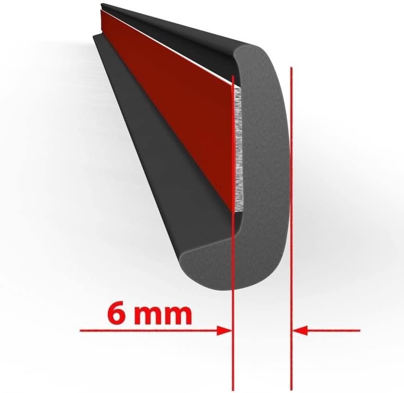 Hansen Styling Parts Kotflügelverbreiterung - universell - Breite: 6 mm - Länge: 200 cm 6 mm/2000 mm