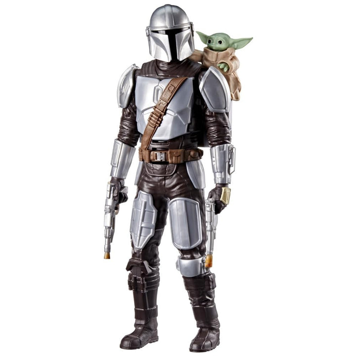 Star Wars The Mandalorian & Grogu Kopfgeldjäger-Blaster, Action-Figur (28 cm) mit Soundeffekten, int