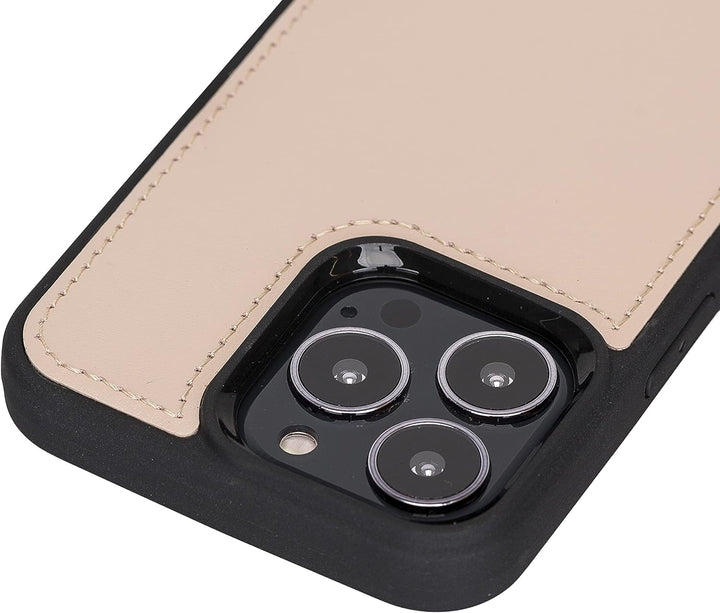 Solo Pelle Lederhülle für das iPhone 13 Pro in 6.1 Zoll Stanford Case Leder Hülle Ledertasche Backco