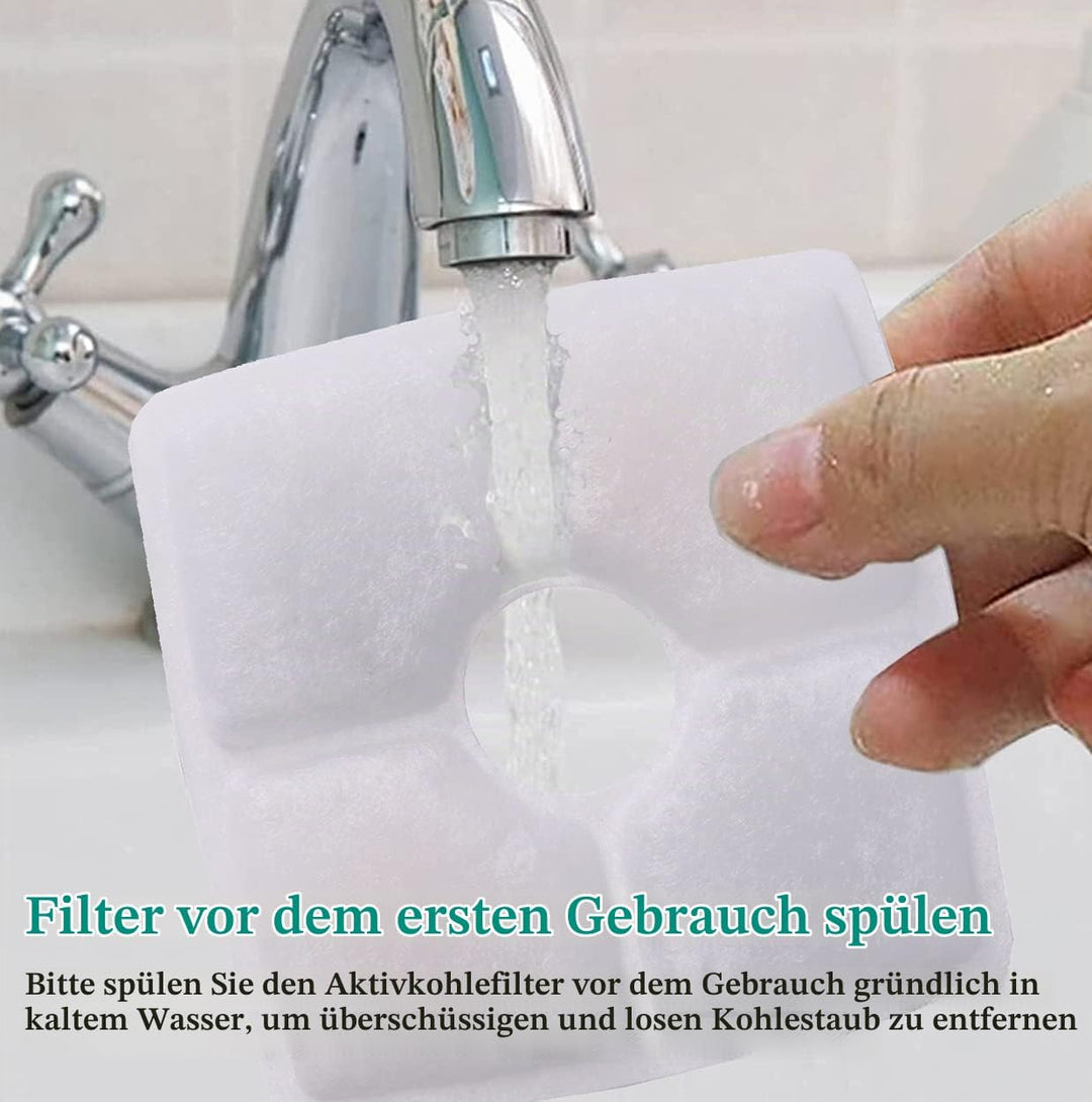 12 Stück Ersatzfilter für Trinkbrunnen, Katzenbrunnen Filter für Katzen und Hunde Cat Fountain Ersat