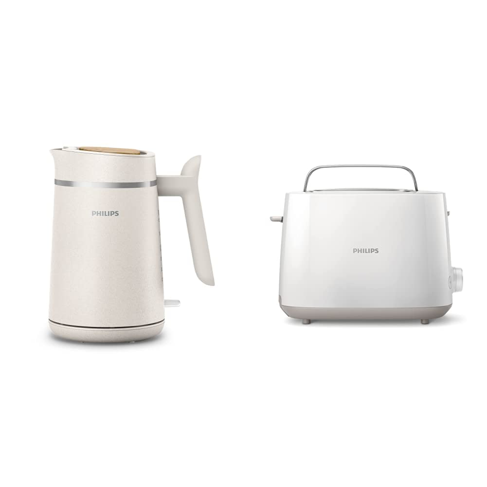 Philips Wasserkocher – Eco Conscious Edition, 1.7 L Fassungsvermögen, Kontrollanzeige, Pirouettenbas
