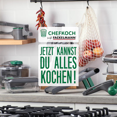 Chefkoch Gemüsehobel 6-teilig – Mehrzweck Gemüseschneider zum Reiben, Hobeln, Raspeln & Julienne – I