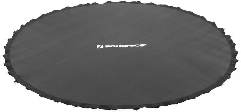 SONGMICS Sprungtuch Trampolin, Trampolinsprungtuch, Sprungmatte, Trampolinzubehör, Ersatz, schwarz Ø