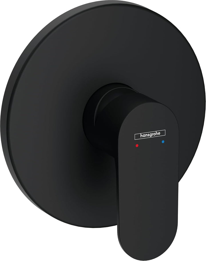 hansgrohe Duscharmatur Rebris S, Unterputz Brausebatterie für 1 Funktion, Mattschwarz Mattschwarz Du