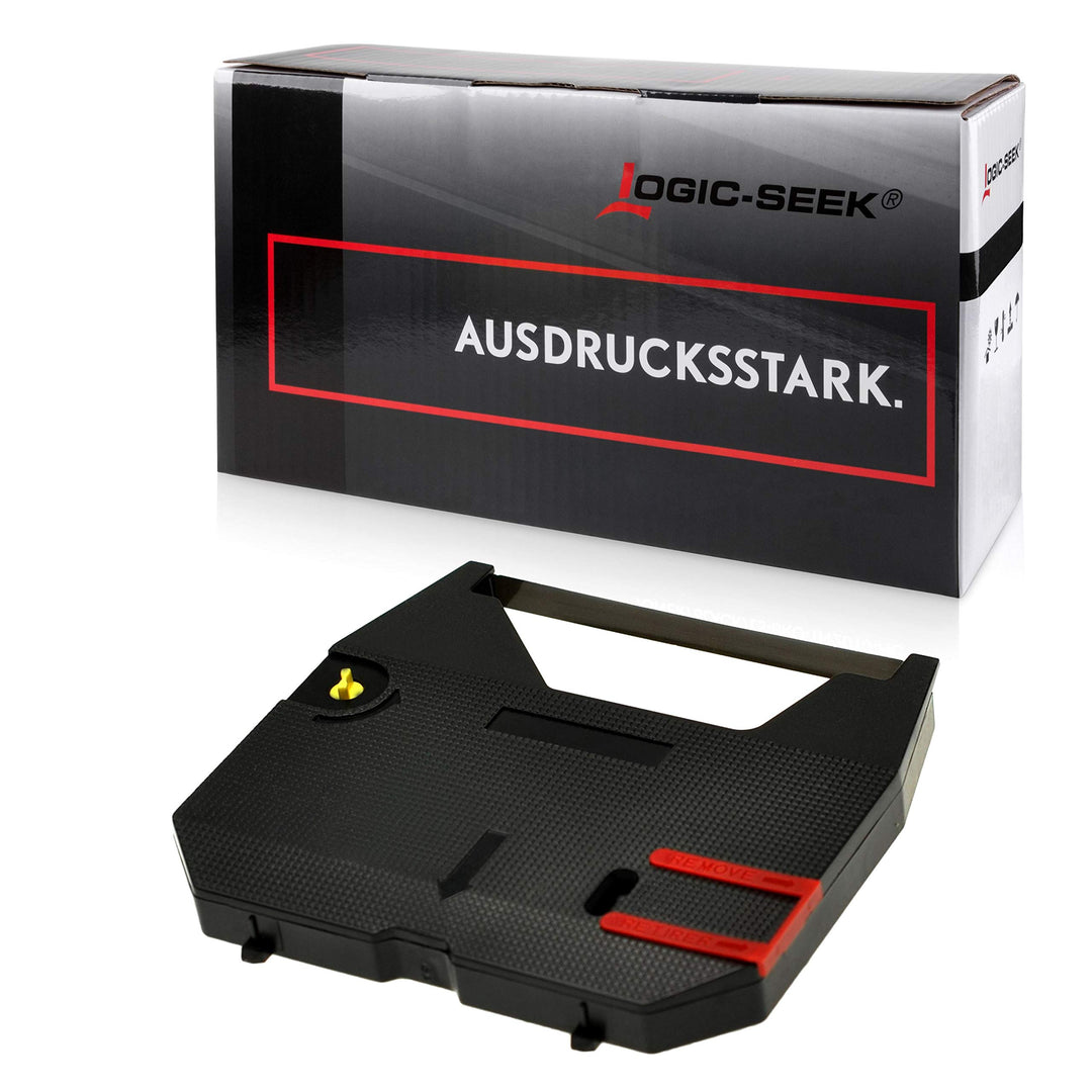 Logic-Seek Farbband kompatible für Brother AX-10 Gruppe 153 schwarz C-Film 1030 - Schwarz