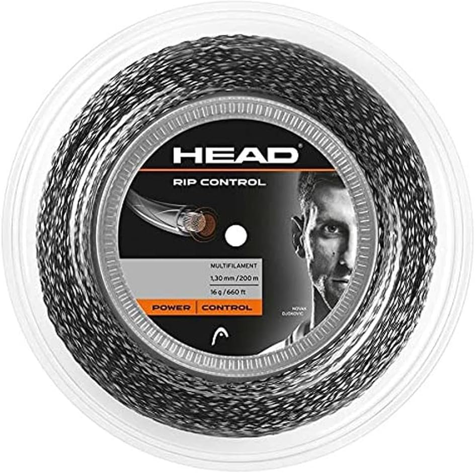 HEAD Rip Control' Reines Seil für Schläger Natural 1.25 mm / 17 g Einzigartig, Natural 1.25 mm / 17