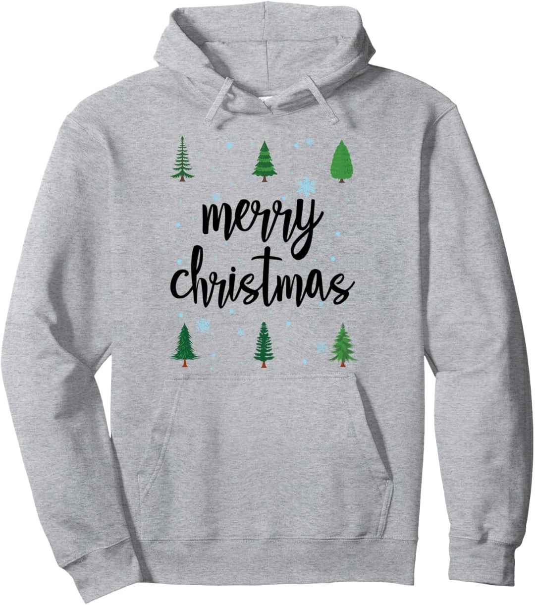 Frohe Weihnachten Süsser Weihnachtsbaum Wald Pullover Hoodie