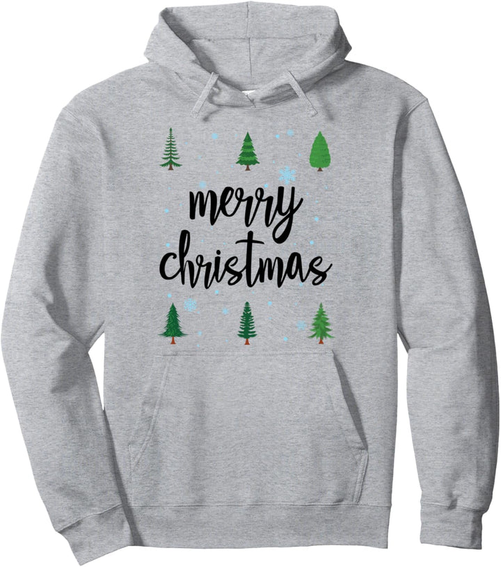 Frohe Weihnachten Süsser Weihnachtsbaum Wald Pullover Hoodie