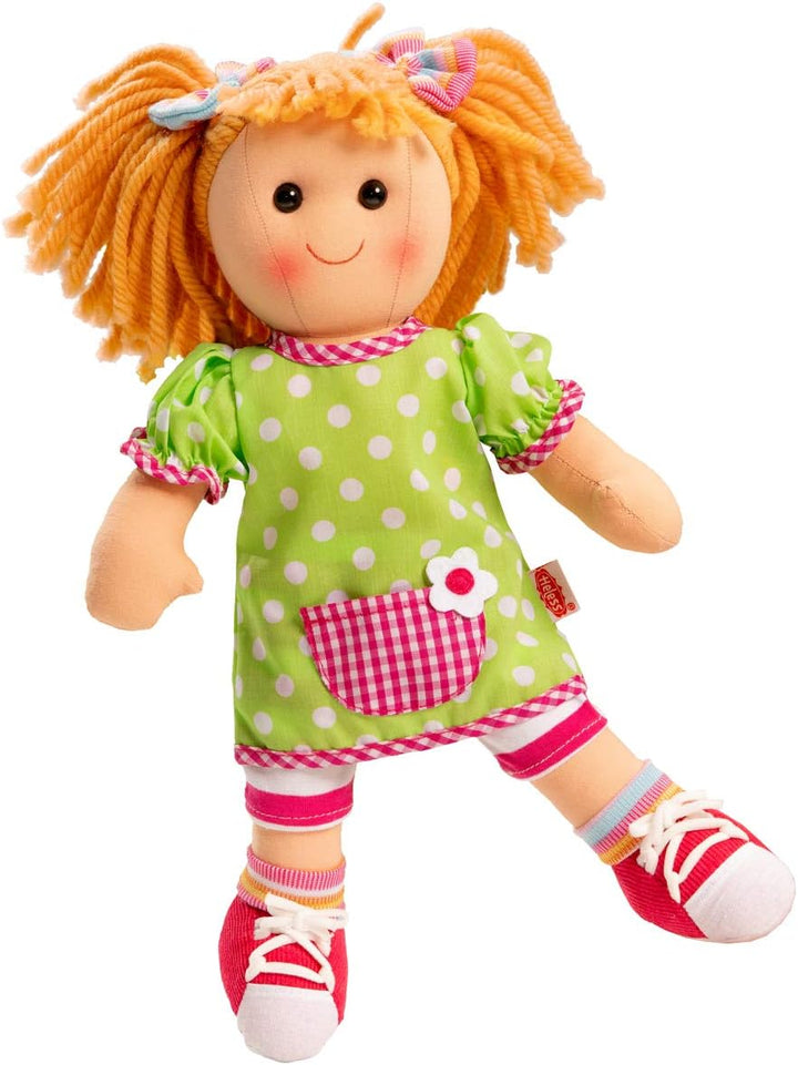 Heless 1255 - Bekleidungs-Set für Puppen, 2 teilig mit Hängerchen und Leggings, Grösse 28 - 35 cm Hä