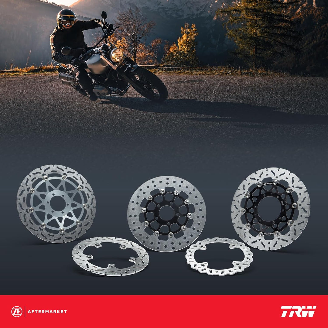 TRW Automotive AfterMarket MST338 Motorrad-Bremsscheibe, starr